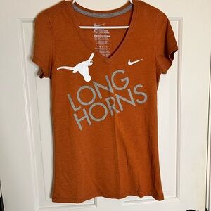 Nike Long Horns slim fit Tshirt size medium